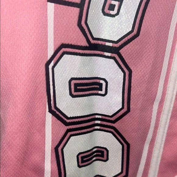 NWT WINNIE THE POOH Pink' Baseball-Style Jersey size small - Picture 2 of 4